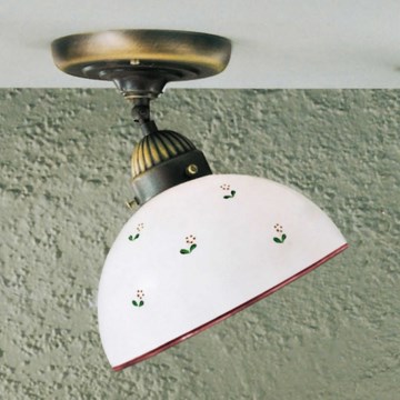 Kolarz 731.10.68 - Nadgradni lestenec NONNA 1xE27/75W/230V pr. 30 cm rdeča