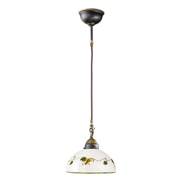 Kolarz 731.30.137 - Lestenec na vrvici NONNA 1xE27/75W/230V pr. 30 cm grozdje