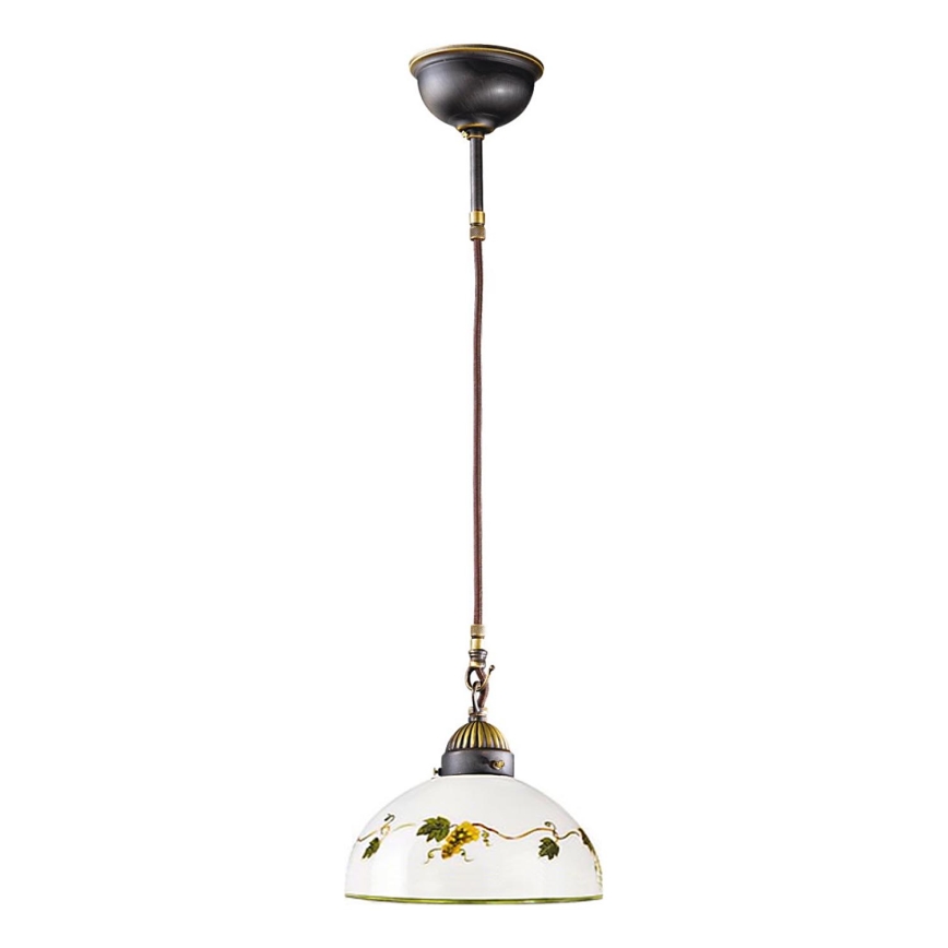 Kolarz 731.30.137 - Lestenec na vrvici NONNA 1xE27/75W/230V pr. 30 cm grozdje