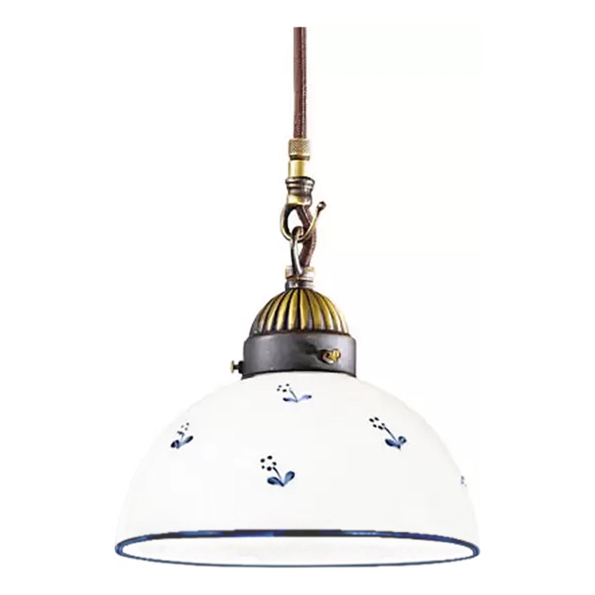 Kolarz 731.30.16 - Lestenec na vrvici NONNA 1xE27/75W/230V pr. 20 cm modra