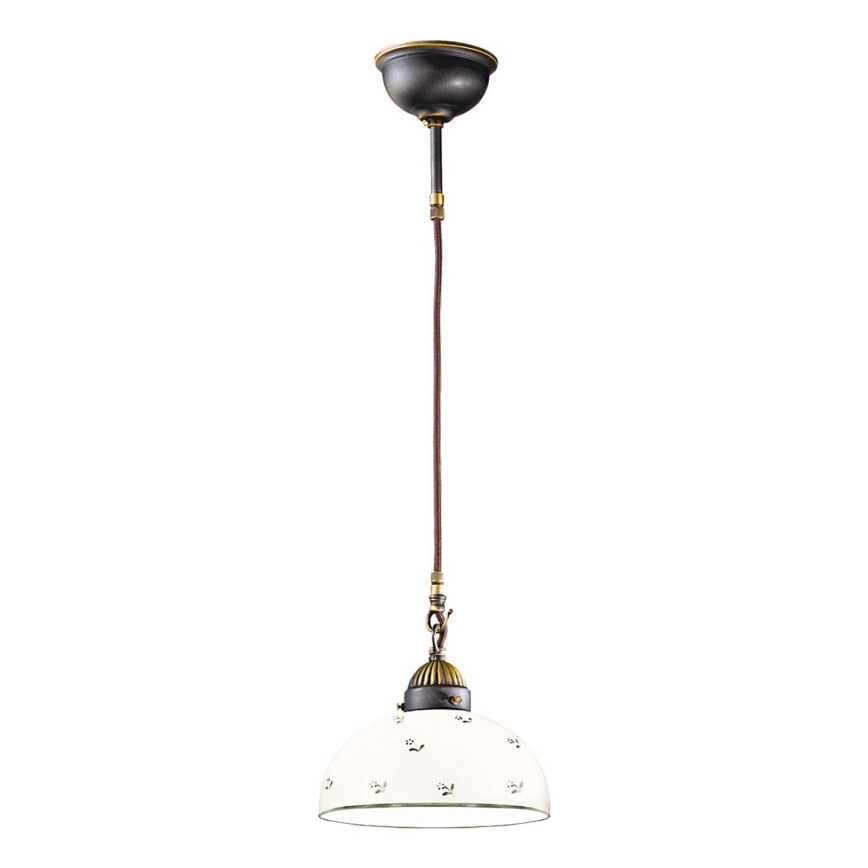 Kolarz 731.30.20 - Lestenec na vrvici NONNA 1xE27/75W/230V pr. 20 cm zelena