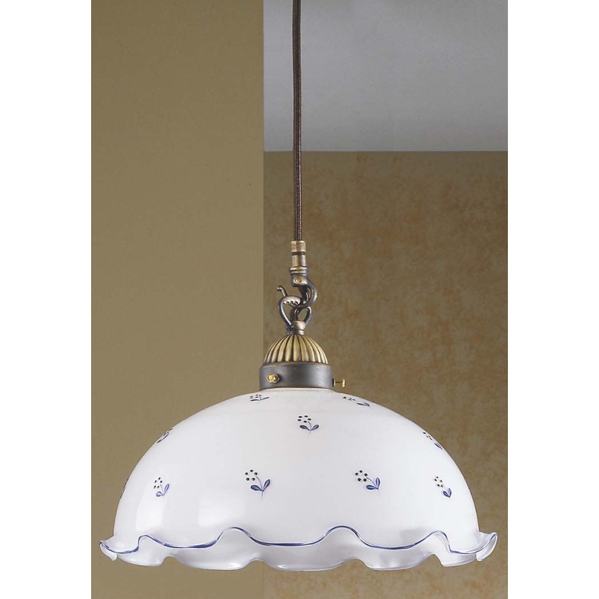 Kolarz 731.30.25 - Lestenec na vrvici NONNA 1xE27/75W/230V modra