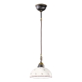 Kolarz 731.30.68 - Lestenec na vrvici NONNA 1xE27/75W/230V pr. 30 cm rdeča