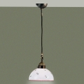 Kolarz 731.30.69 - Lestenec na vrvici NONNA 1xE27/75W/230V pr. 20 cm rdeča