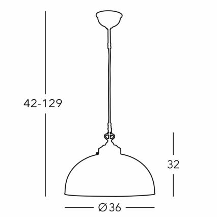 Kolarz 731.32.102 - Lestenec na vrvici NONNA 1xE27/75W/230V pr. 36 cm jelen zelena