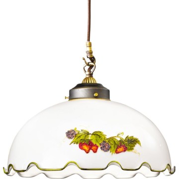 Kolarz 731.32.115 - Viseči lestenec NONNA 1xE27/75W/230V Ø 36 cm vino/jagode