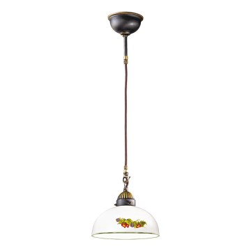Kolarz 731.32.139 - Lestenec na vrvici NONNA 1xE27/75W/230V pr. 36 cm grozdje/jagode
