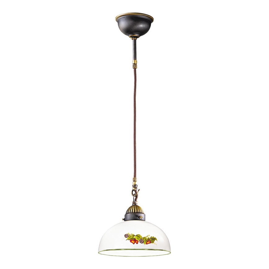Kolarz 731.32.139 - Lestenec na vrvici NONNA 1xE27/75W/230V pr. 36 cm grozdje/jagode