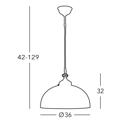 Kolarz 731.32.18 - Lestenec na vrvici NONNA 1xE27/75W/230V moder