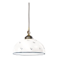 Kolarz 731.32.19 - Lestenec na vrvici NONNA 1xE27/75W/230V pr. 36 cm modra