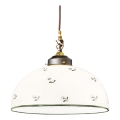 Kolarz 731.32.28 - Lestenec na vrvici NONNA 1xE27/75W/230V pr. 36 cm zelena