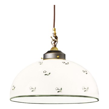 Kolarz 731.32.28 - Lestenec na vrvici NONNA 1xE27/75W/230V pr. 36 cm zelena