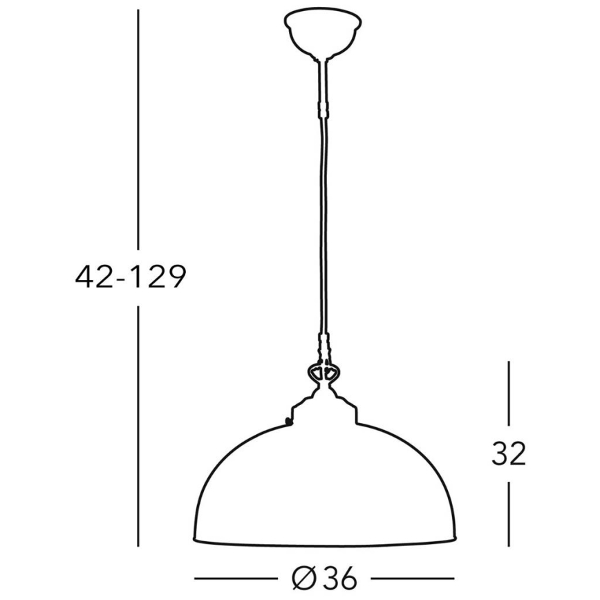 Kolarz 731.32.55 - Lestenec na vrvici NONNA 1xE27/75W/230V