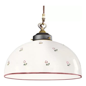 Kolarz 731.32.77 - Lestenec na vrvici NONNA 1xE27/75W/230V pr. 36 cm rdeča
