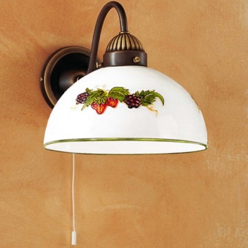 Kolarz 731.61.121 - Stenska svetilka NONNA 1xE27/75W/230V grozdje/jagode