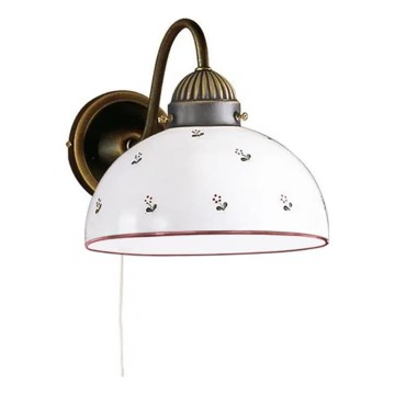 Kolarz 731.61.69 - Stenska svetilka NONNA 1xE27/75W/230V rdeča