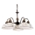 Kolarz 731.85.16 - Lestenec na verigi NONNA 5xE27/75W/230V modra