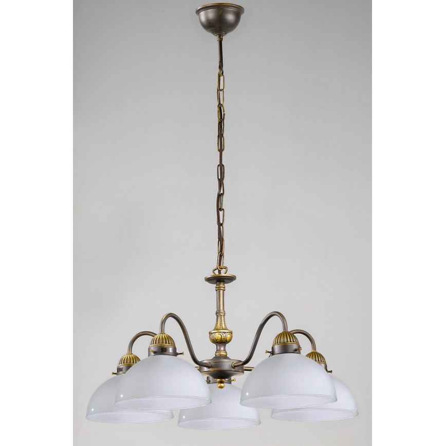 Kolarz 731.85.53 - Lestenec na verigi NONNA 5xE27/75W/230V