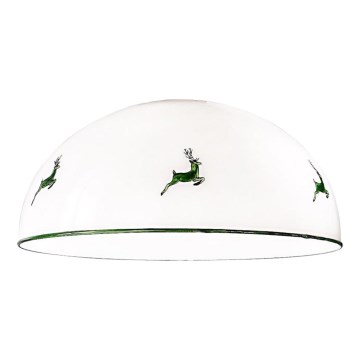 Kolarz 731.G101 - Nadomestno steklo za lestenec NONNA E27 Ø 30 cm, jelenje zeleno