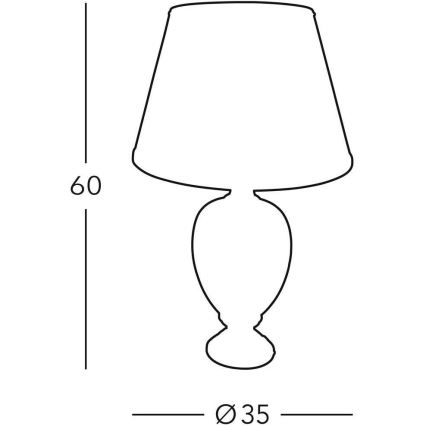 Kolarz 780.70 - Namizna svetilka GIARDINO 1xE27/100W/230V