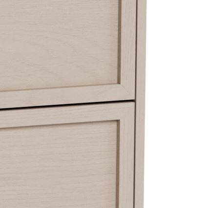 Komoda ALIN, 80 x 40 cm, v barvi taupe
