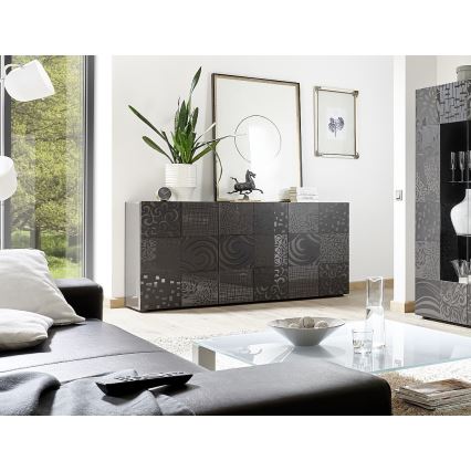 Komoda ARIA v antracitu