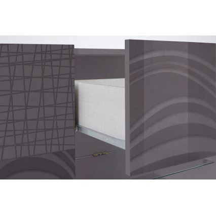 Komoda ARIA v antracitu