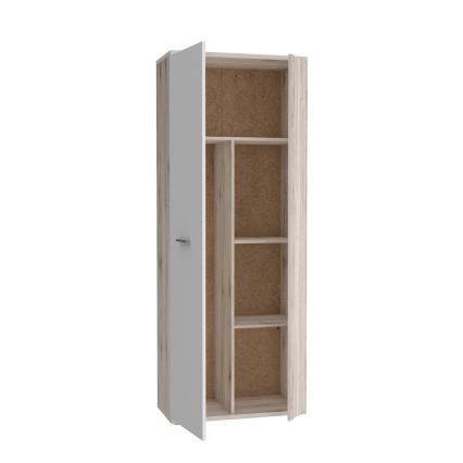 Komoda/Čevljnik SIMO bela/taupe