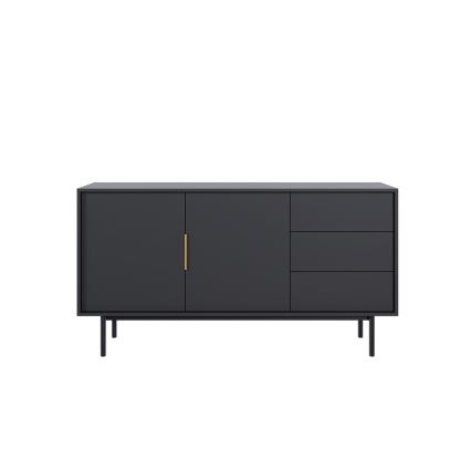 Komoda ELI 154x82x39 cm črna