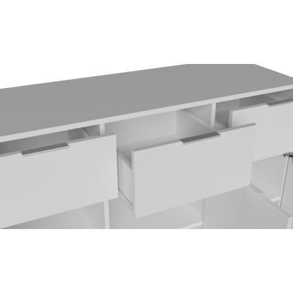 Komoda HOPE 120x78x35 cm bela