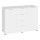 Komoda HOPE 120x78x35 cm bela
