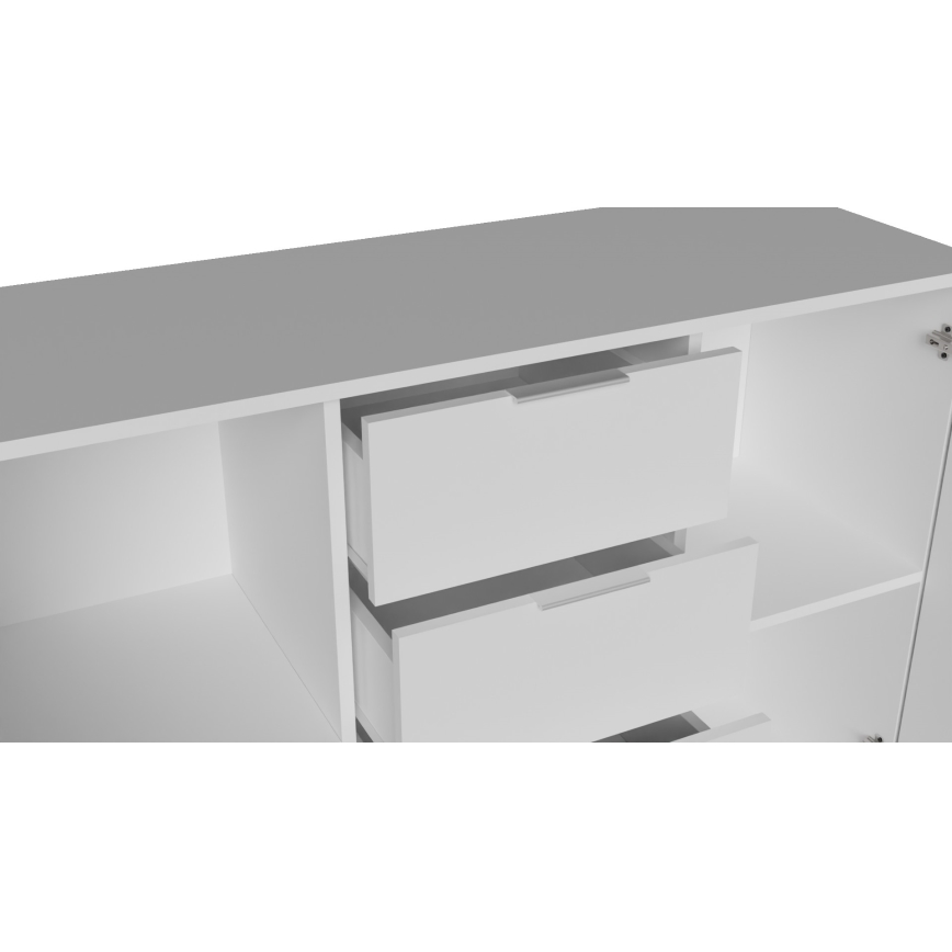 Komoda HOPE 120x78x35 cm bela