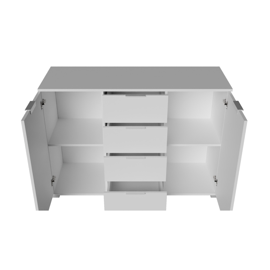 Komoda HOPE 120x78x35 cm bela