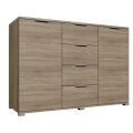 Komoda HOPE 120x78x35 hrast sonoma