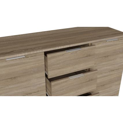 Komoda HOPE 120x78x35 hrast sonoma