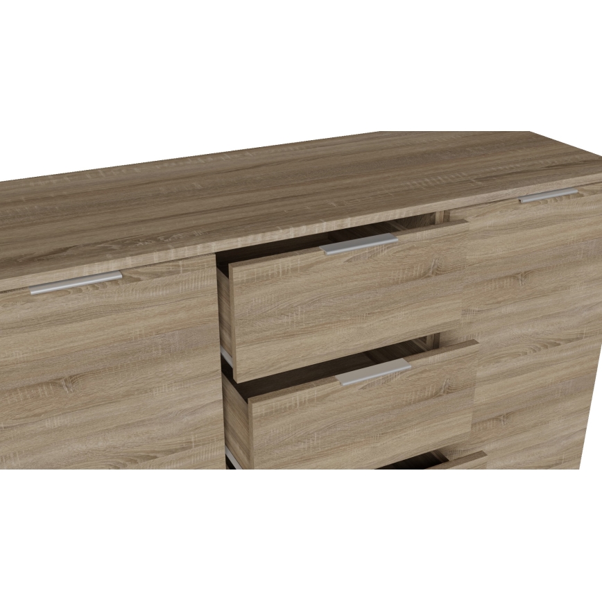 Komoda HOPE 120x78x35 hrast sonoma