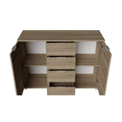 Komoda HOPE 120x78x35 hrast sonoma