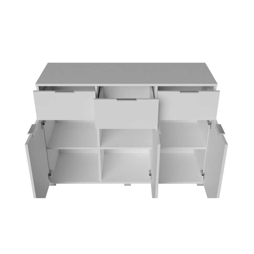 Komoda HOPE 80x78x35 cm bela