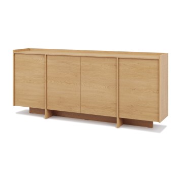 Komoda KEMI 200x90x38, hrast Cremona