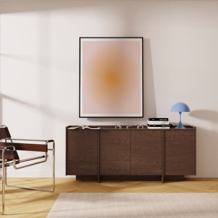 Komoda KEMI 200x90x38 hrast