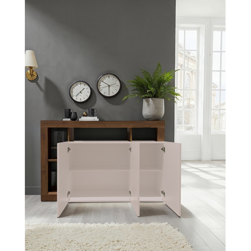 Komoda LENOR kašmir/hrast