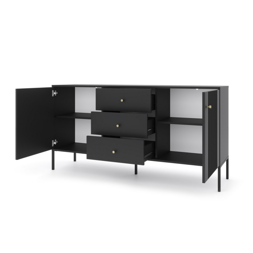 Komoda LUE črna