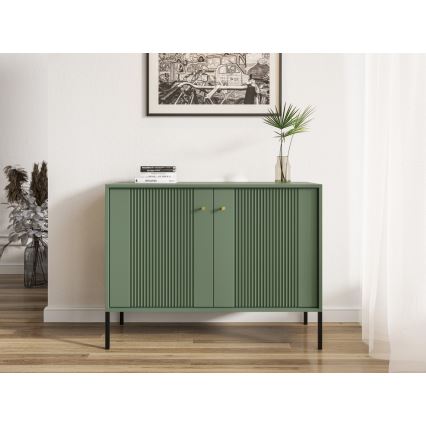 Komoda LUE zelena/črna