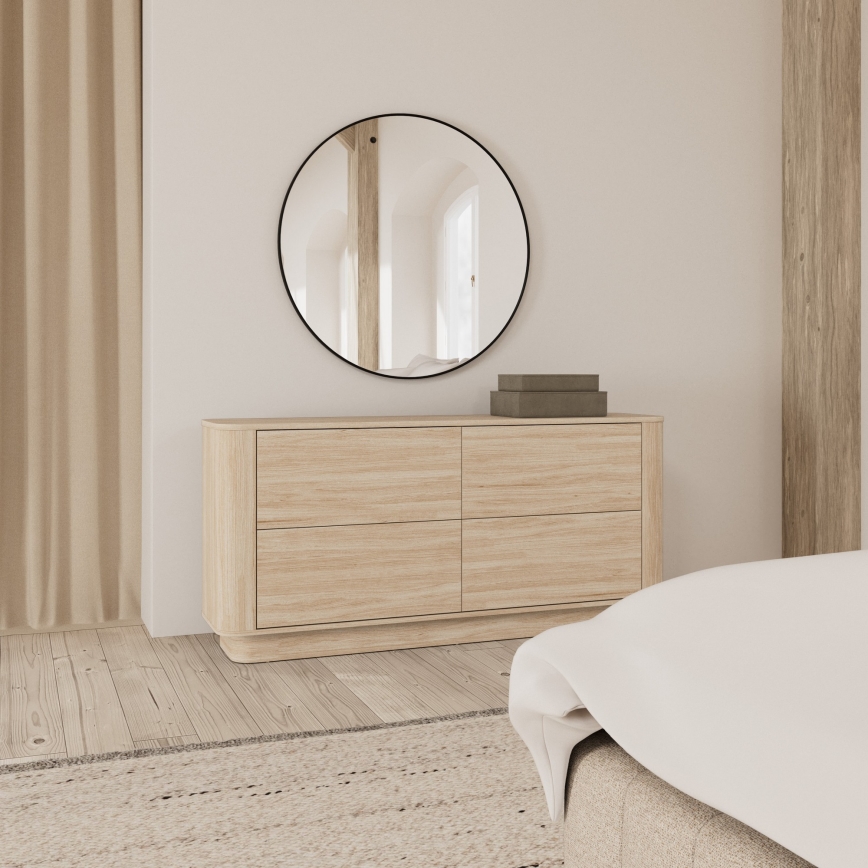 Komoda MADERA 160x75 cm, bel hrast