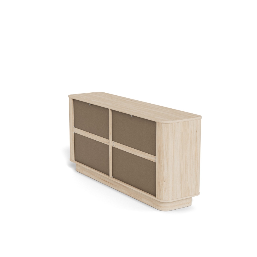 Komoda MADERA 160x75 cm, bel hrast