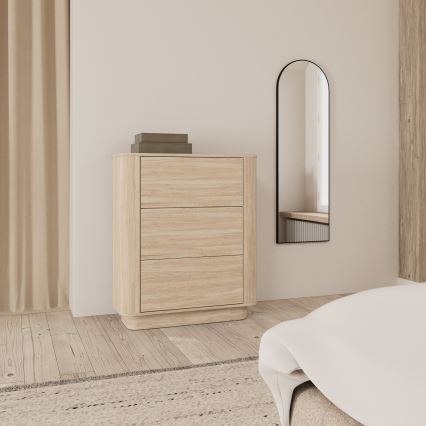 Komoda MADERA 90x107 cm iz belega hrasta