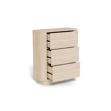 Komoda MADERA 90x107 cm iz belega hrasta
