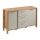 Komoda MENTA 138x81x40 cm hrast wotan/siva