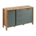 Komoda MENTA 138x81x40 cm hrast wotan/zelena