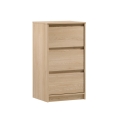 Komoda MIYABI 47x86x40 cm hrast Cremona